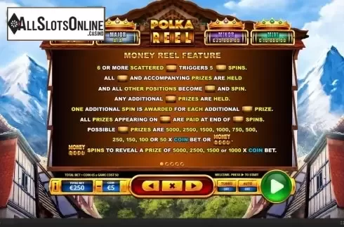Features. Polka Reel from Skywind Group