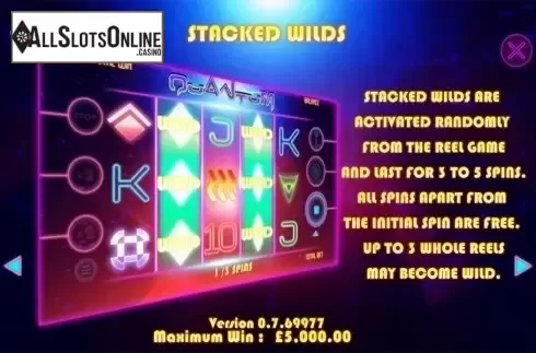 Paytable 4. Quantum from Games Warehouse