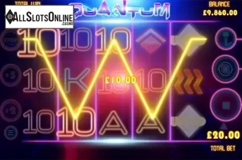 Win screen. Quantum from Games Warehouse