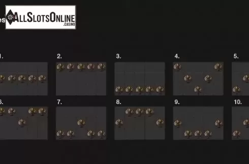 Paytable 2. Queen of Spades (Thunderspin) from Thunderspin