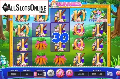 Win Screen 3. Reel Bunnies from ReelNRG