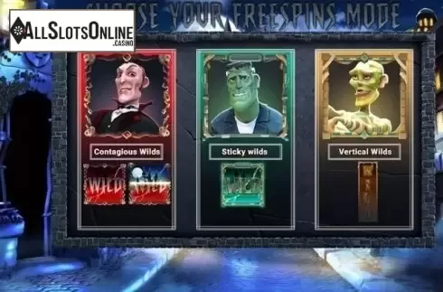 Free Spins screen. Reel monsters from Bla Bla Bla Studious