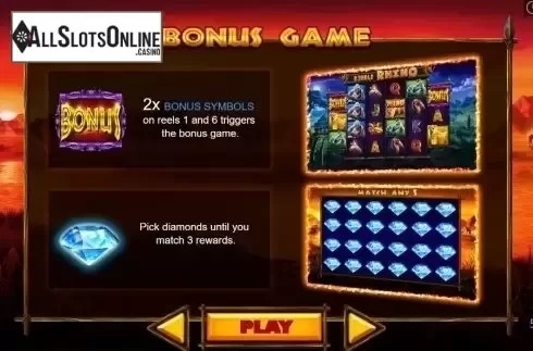 Bonus Game. Rumble Rhino from Pariplay