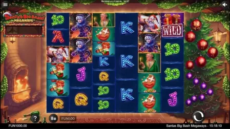 Santa's Big Bash Megaways slot screenshot 4