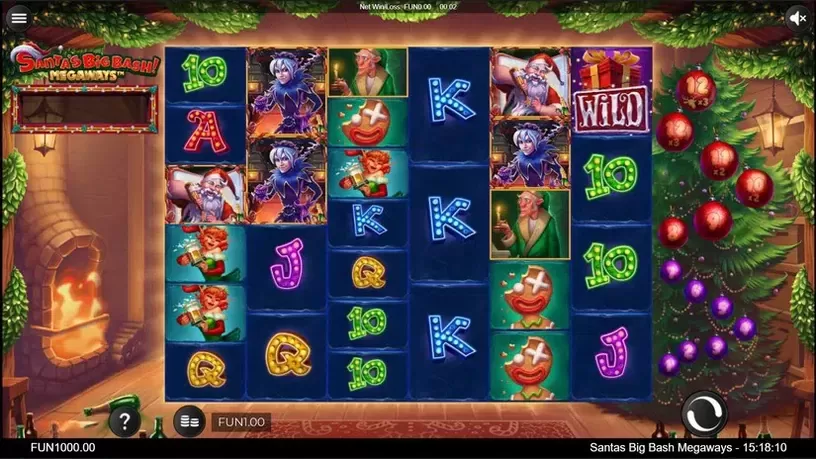 Santa's Big Bash Megaways slot screenshot 4