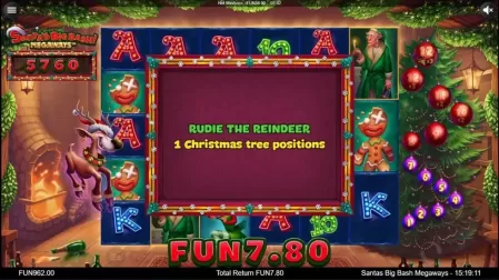 Santa's Big Bash Megaways slot screenshot 3