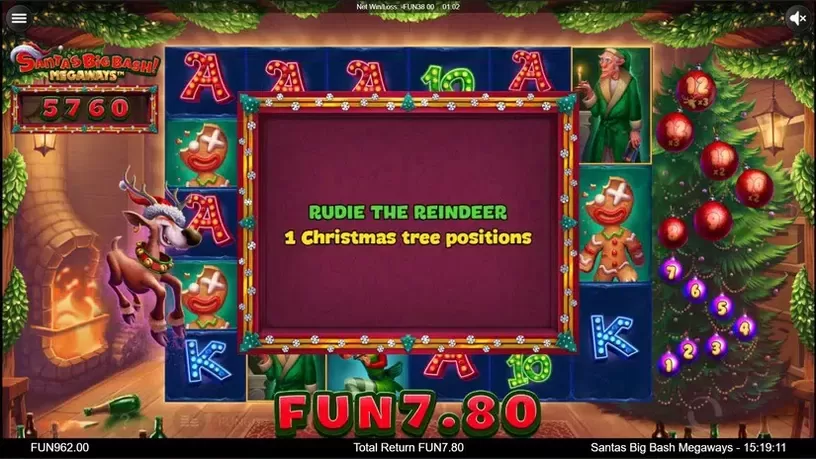 Santa's Big Bash Megaways slot screenshot 3