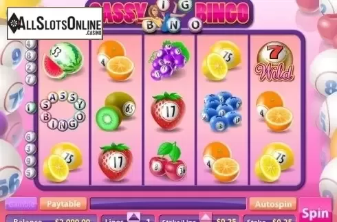 Reel Screen . Sassy Bingo from Microgaming