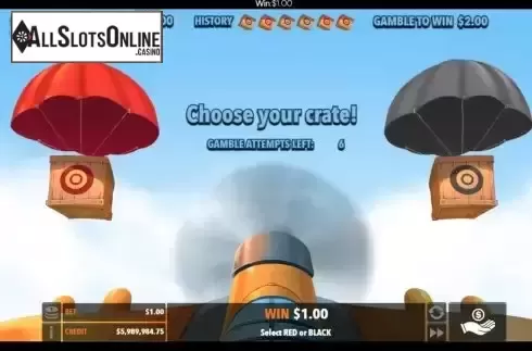 Gamble / Risk Game screen