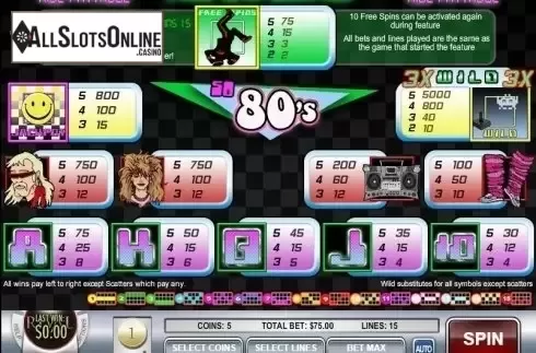 Screen2. So 80's from Rival Gaming