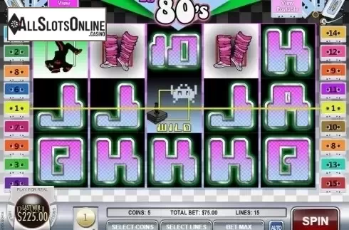 Screen6. So 80's from Rival Gaming
