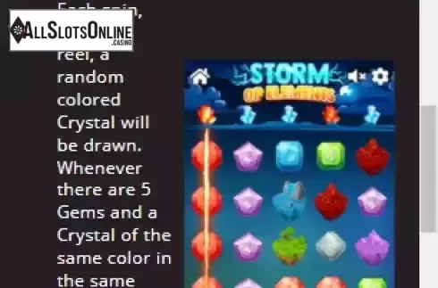 Crystal screen