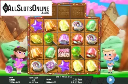 Win screen. Sugar smash from Genesis