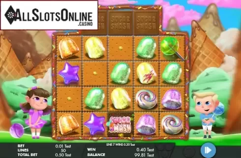 Win screen. Sugar smash from Genesis