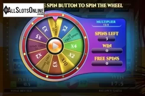 Bonus Wheel 1. Summer Splash from Spinomenal
