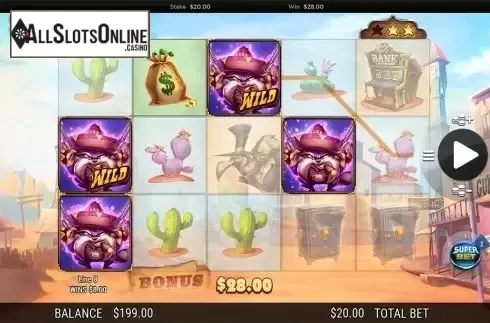 Wild win screen 2. The Wild 3 from NextGen