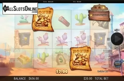 Respin animation screen. The Wild 3 from NextGen