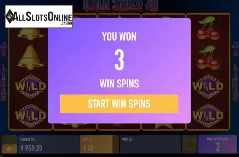 Free Spins Win Screen 2