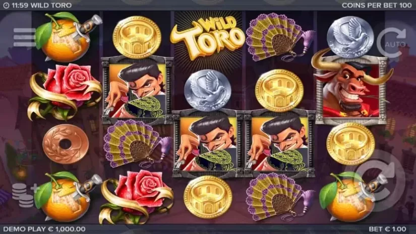 Wild Toro slot screenshot 1