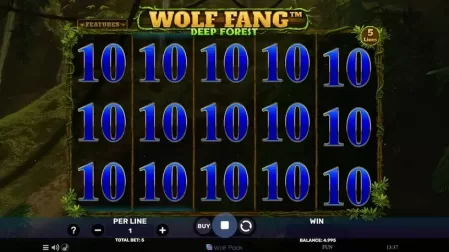 Wolf Fang – Deep Forest slot screenshot 3