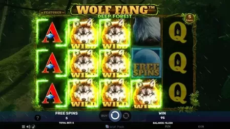 Wolf Fang – Deep Forest slot screenshot 8