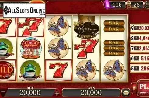 Reel Screen. Wynn Jackpots from Wild Streak Gaming