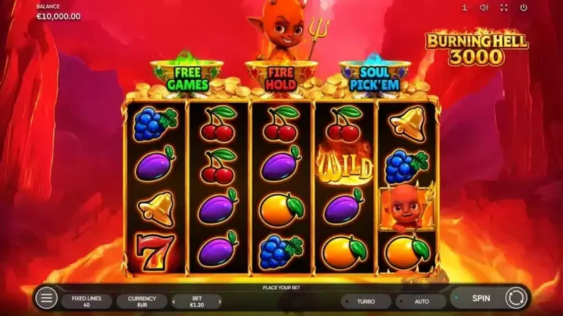 Burning Hell 3000 slot screenshot