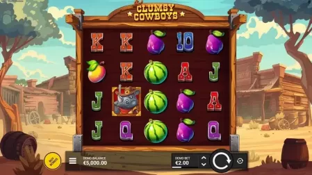 Clumsy Cowboys slot screenshot 1