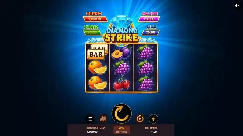 Diamond Strike slot screenshot 1
