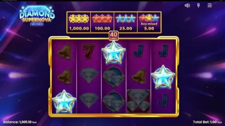 Diamond Supernova 40 slot screenshot 1