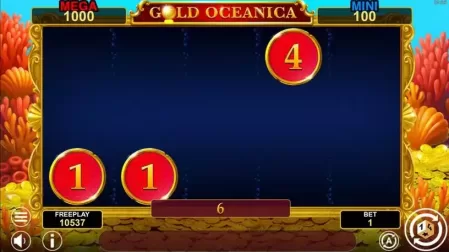 Gold Oceanica Hold And Win slot screenshot 5