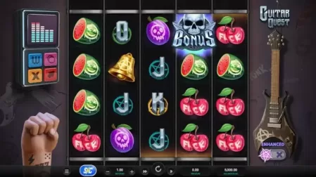 Guitar Quest slot screenshot 1