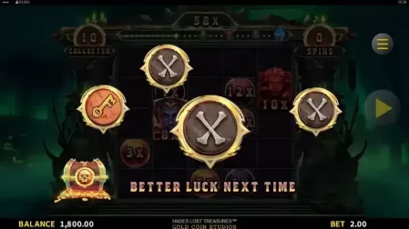 Hades Lost Treasures slot screenshot 6