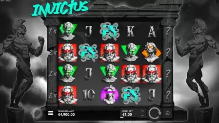 Invictus slot screenshot 2