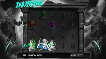 Invictus slot screenshot 4