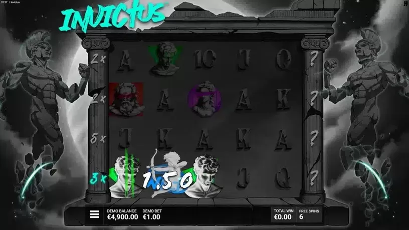Invictus slot screenshot 4