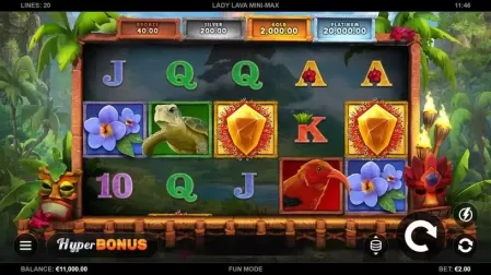 Lady Lava Mini-Max slot screenshot 1