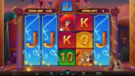 Los Cuatro Esqueletos Dream Drop slot screenshot 6