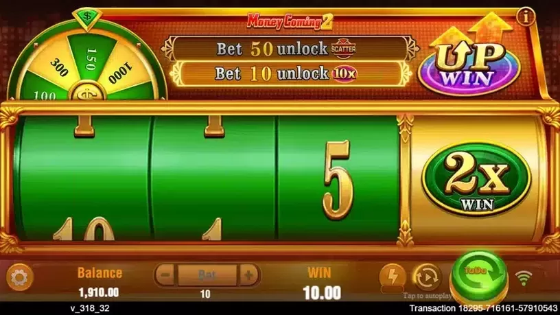 Money Coming 2 slot screenshot 2