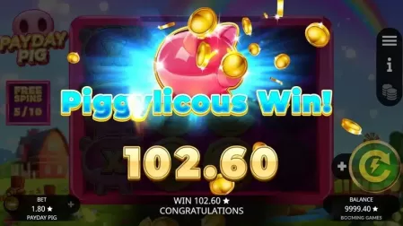 Payday Pig slot screenshot 8