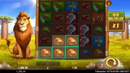 Safari Mystery slot screenshot 3