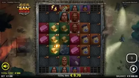 San Quentin Manhunt slot screenshot 5