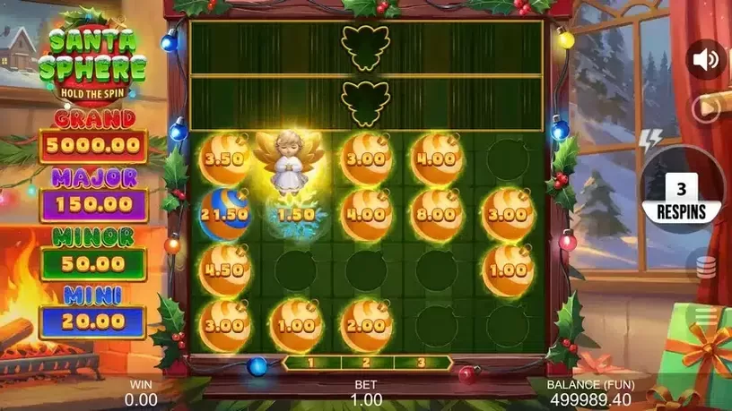 Santa Sphere: Hold The Spin slot screenshot 5