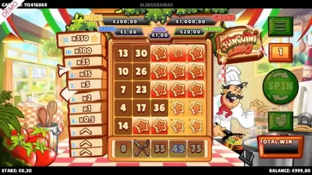 Slinguini Slingo slot screenshot 4