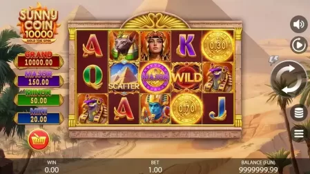Sunny Coin 10000: Hold The Spin slot screenshot 1