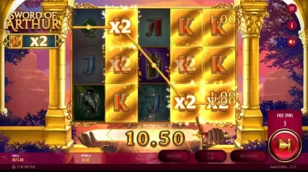 Sword of Arthur slot screenshot 5
