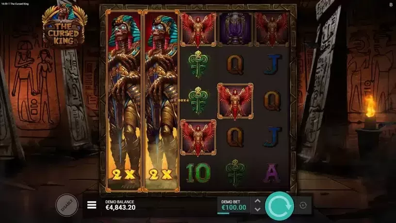 The Cursed King slot screenshot 3