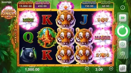 Tiger Jungle slot screenshot 1