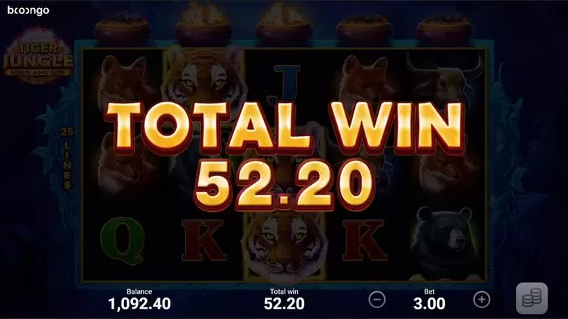 Tiger Jungle slot screenshot 5