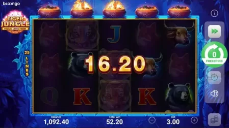 Tiger Jungle slot screenshot 4